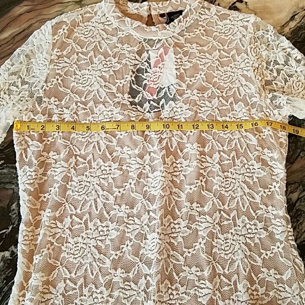 Enchanted Sugar Swizzle Lace Overlay Dress - Picture 5 of 7